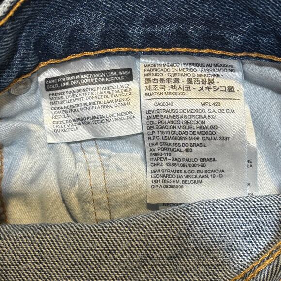 Levi's 550 Jeans Mens 42x30 Blue Relaxed Tapered Leg Denim Classic Stretch NWT - Picture 6 of 6